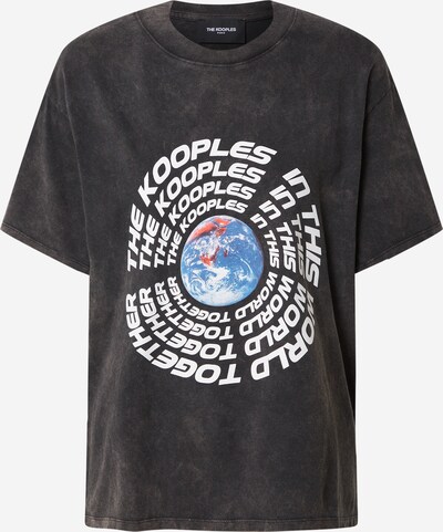 The Kooples Camiseta en azul claro / lila oscuro / melón / negro / blanco, Vista del producto