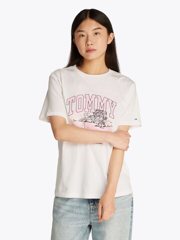 Tommy Jeans Shirt in White: front