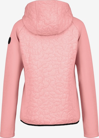 ICEPEAK Athletic Fleece Jacket 'Amberg' in Pink