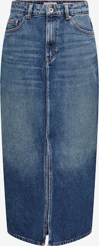 Jupe 'ONLAyoe' ONLY en bleu : devant