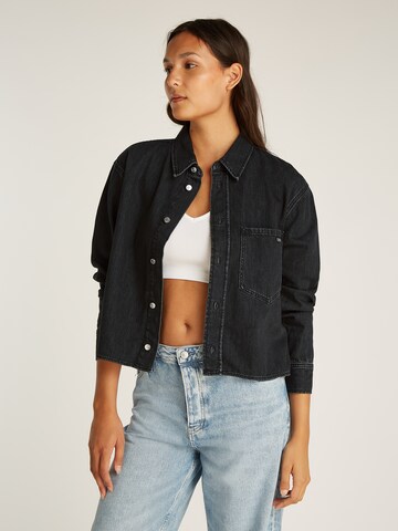 Calvin Klein Jeans Блузка в Черный: спереди