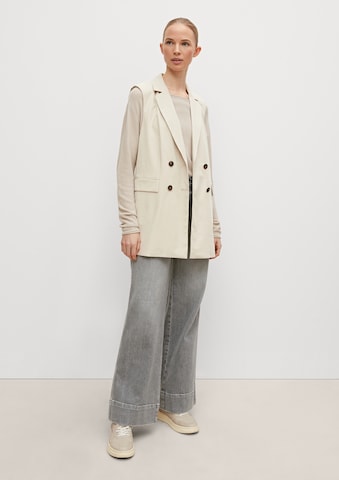 Gilet comma casual identity en beige