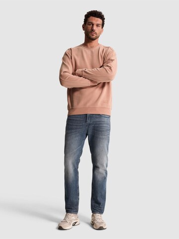 Felpa 'Sweatshirt with off-placed logo' di CAST IRON in marrone