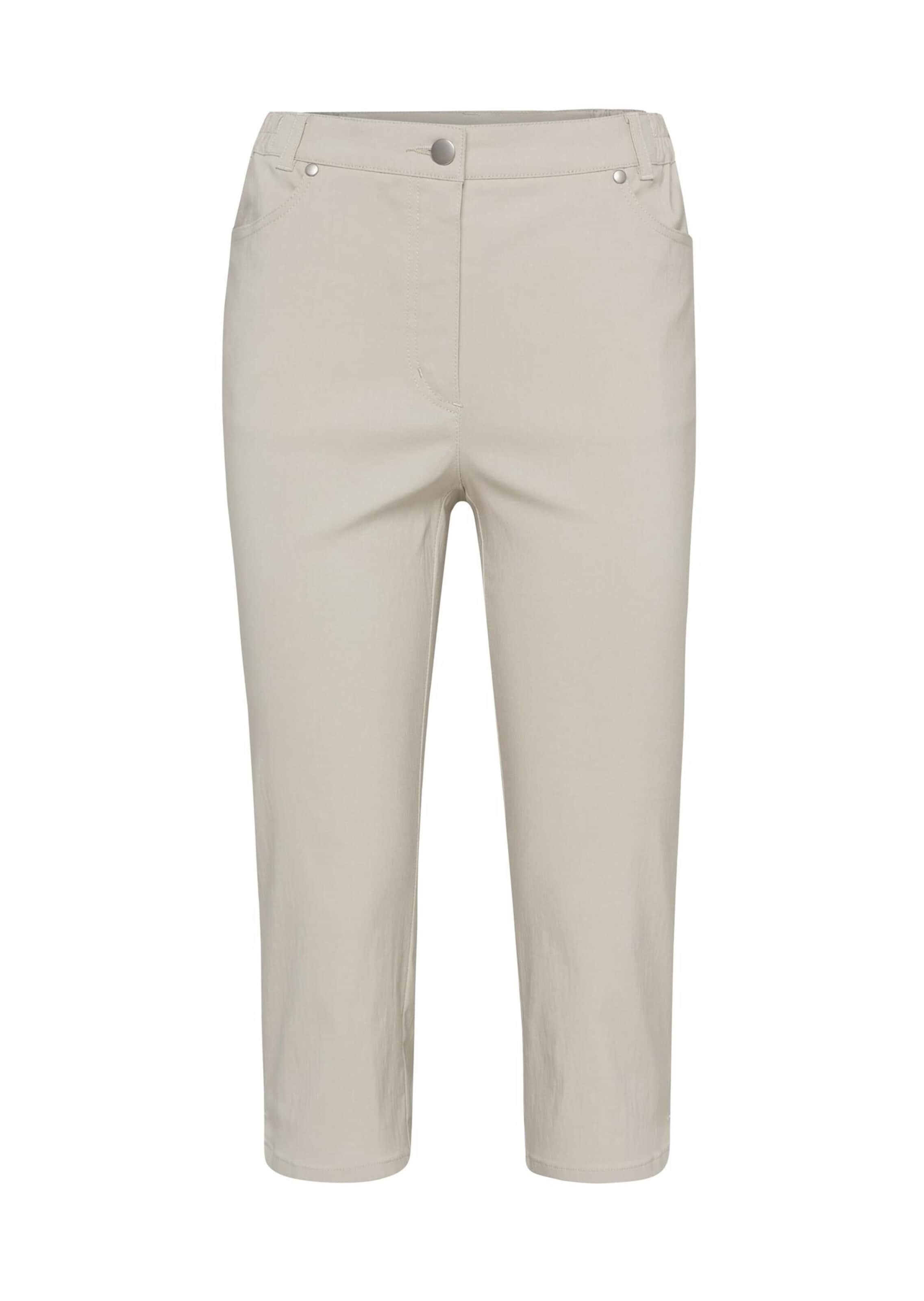 Skinny Pantalon 'Carla' Goldner en gris : devant