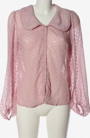 NEW LOOK Langarm-Bluse M in Pink: predná strana