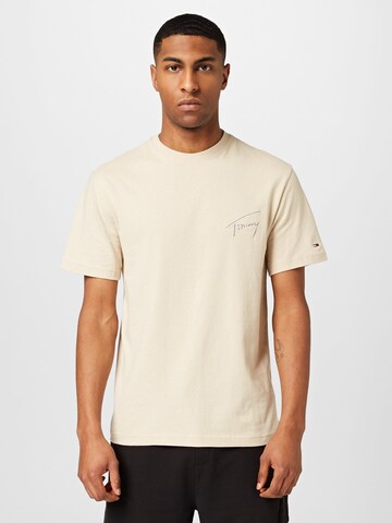 Tommy Jeans Shirt in Beige: front