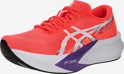 Bėgimo batai 'MAGIC SPEED 4' iš ASICS, spalva – tamsiai mėlyna / pilka / šviesiai raudona / balta, Prekių apžvalga