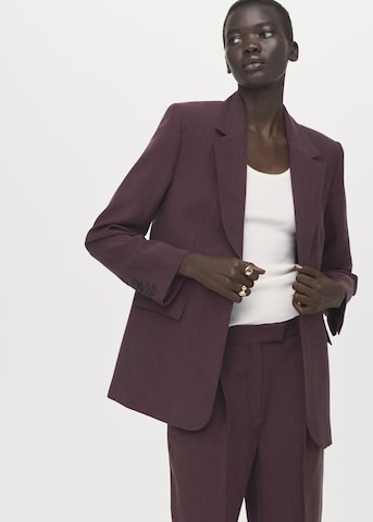 MANGO Blazer 'Veronica' in Purple: front