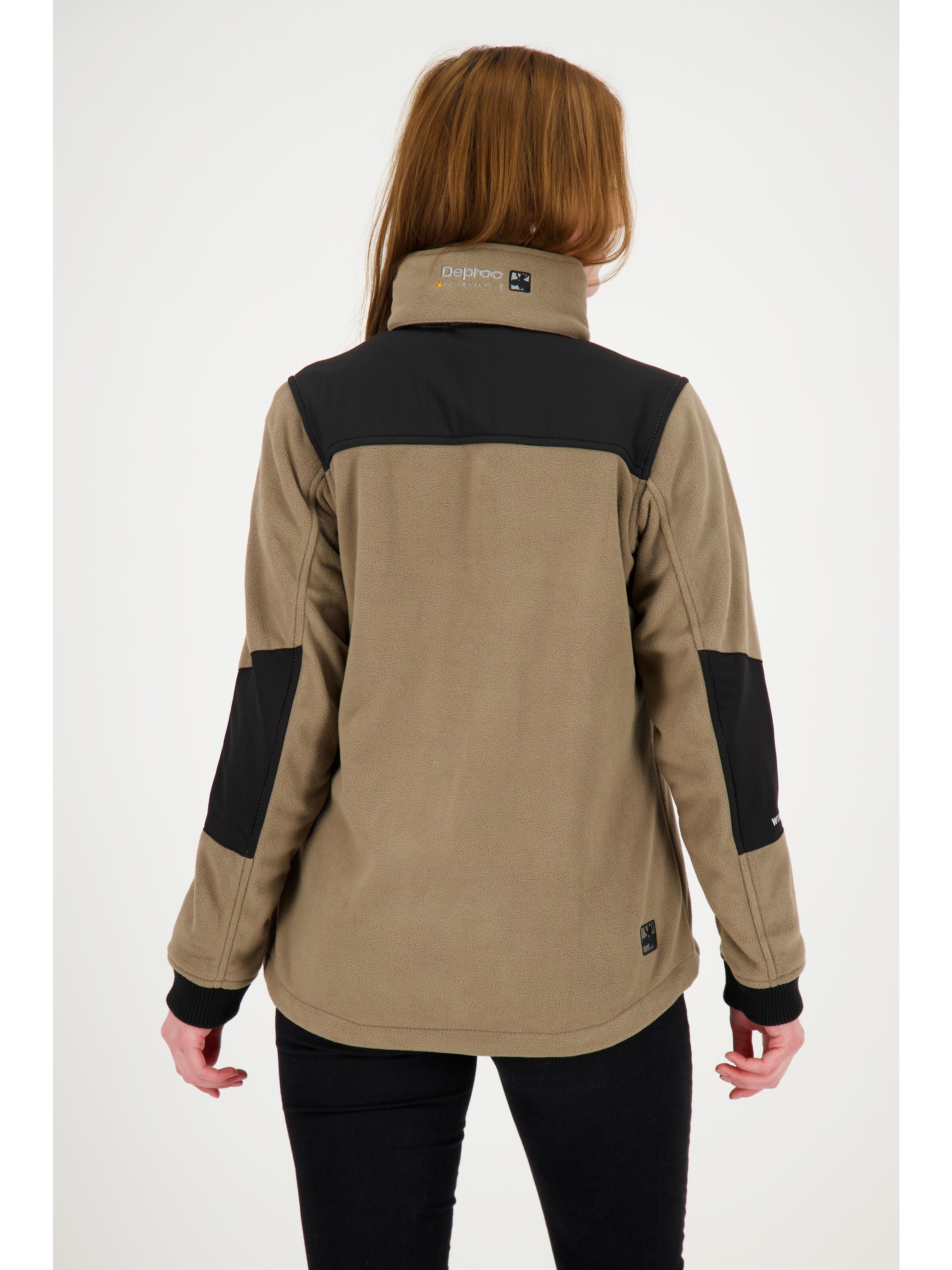 deproc Fleece Jacket 'CANADA Women' in Brown