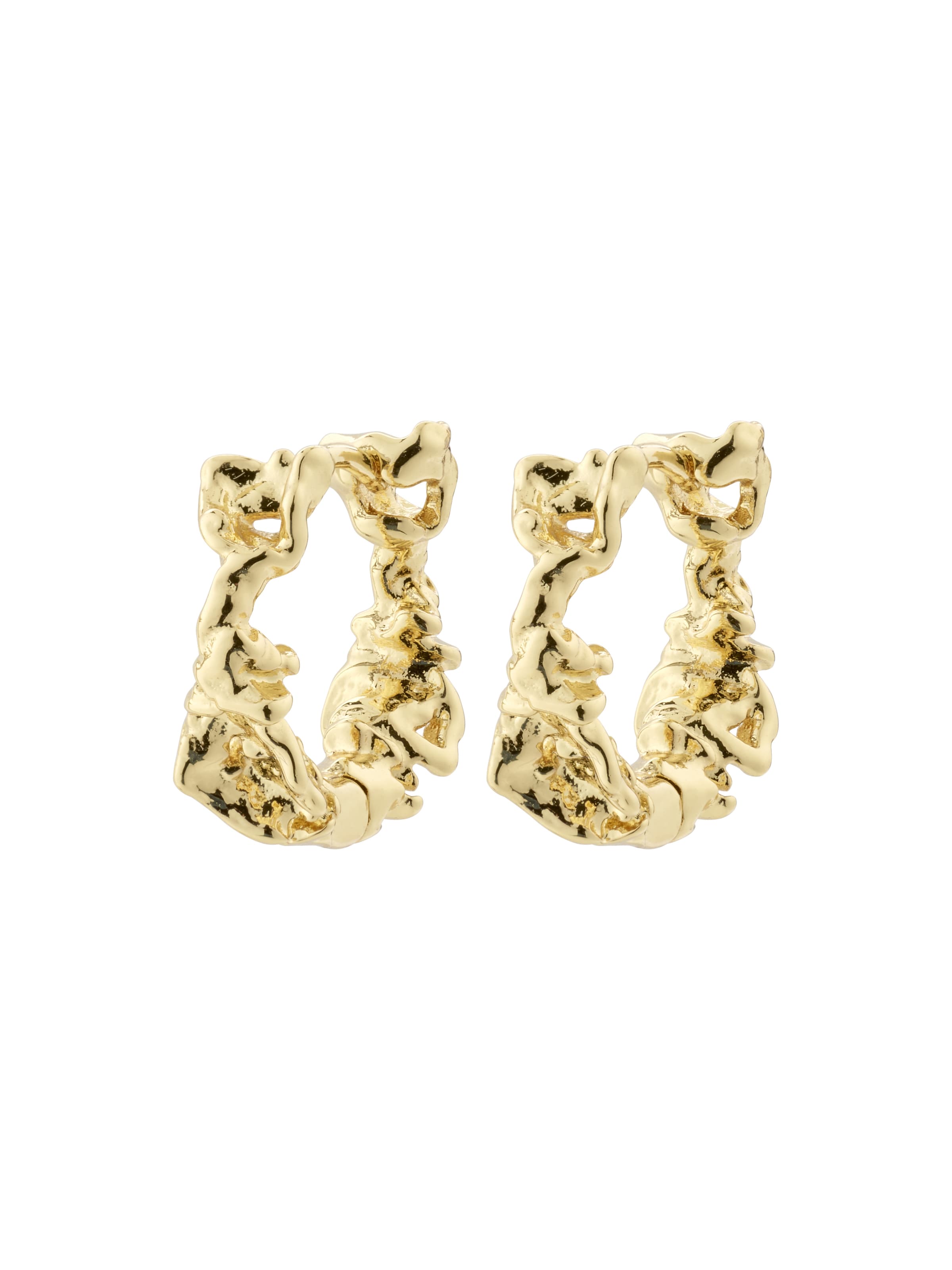 auksinė Pilgrim Auskarai 'Trust': priekis