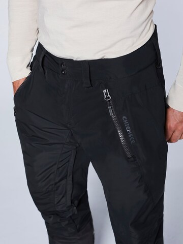 CHIEMSEE Regular Outdoor Pants 'Taos' in Black
