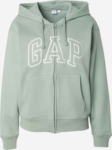 Hanorac 'HERITAGE' de la GAP pe verde: față