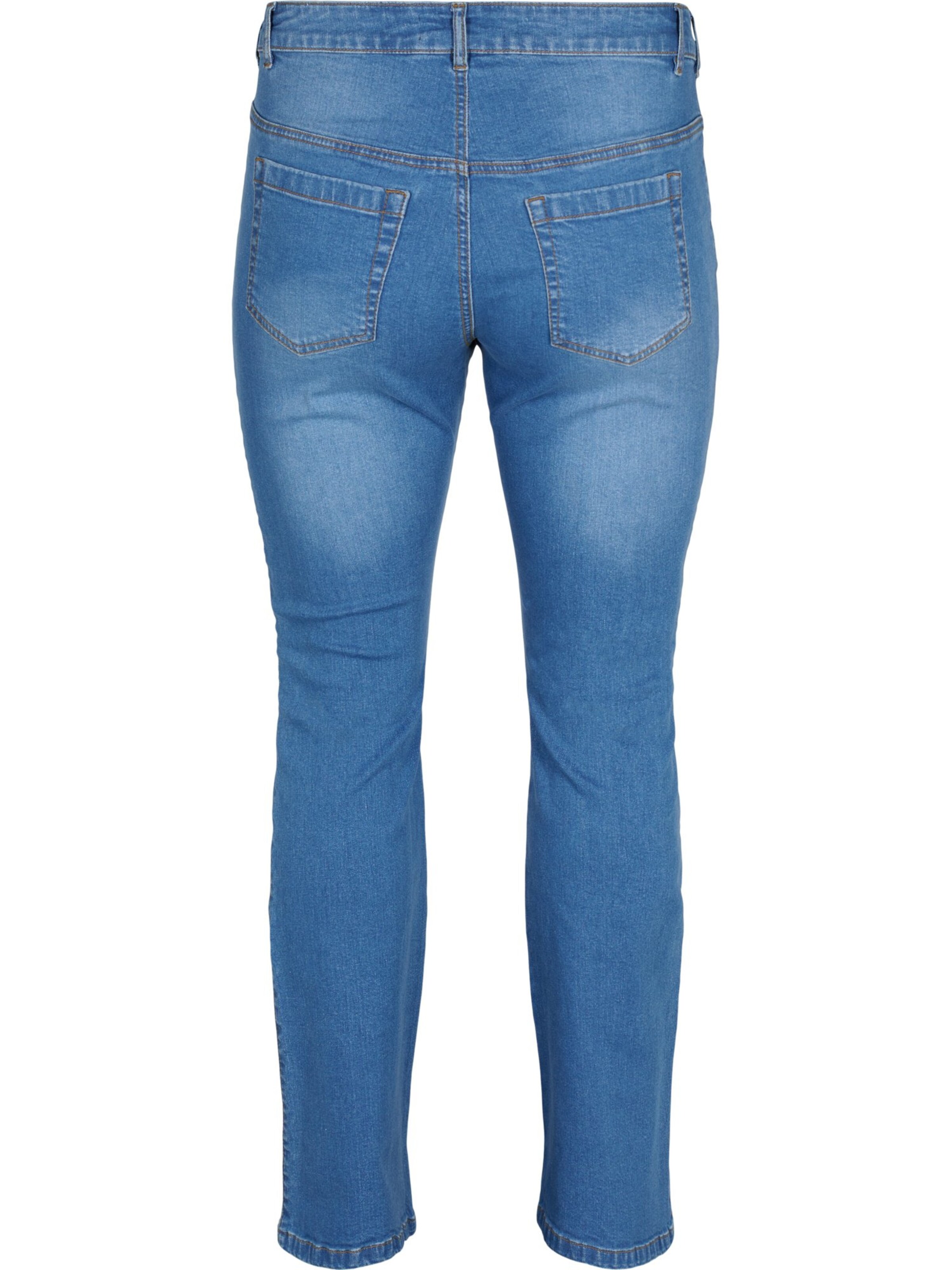 Zizzi Буткат Джинсы 'Ellen' в Синий