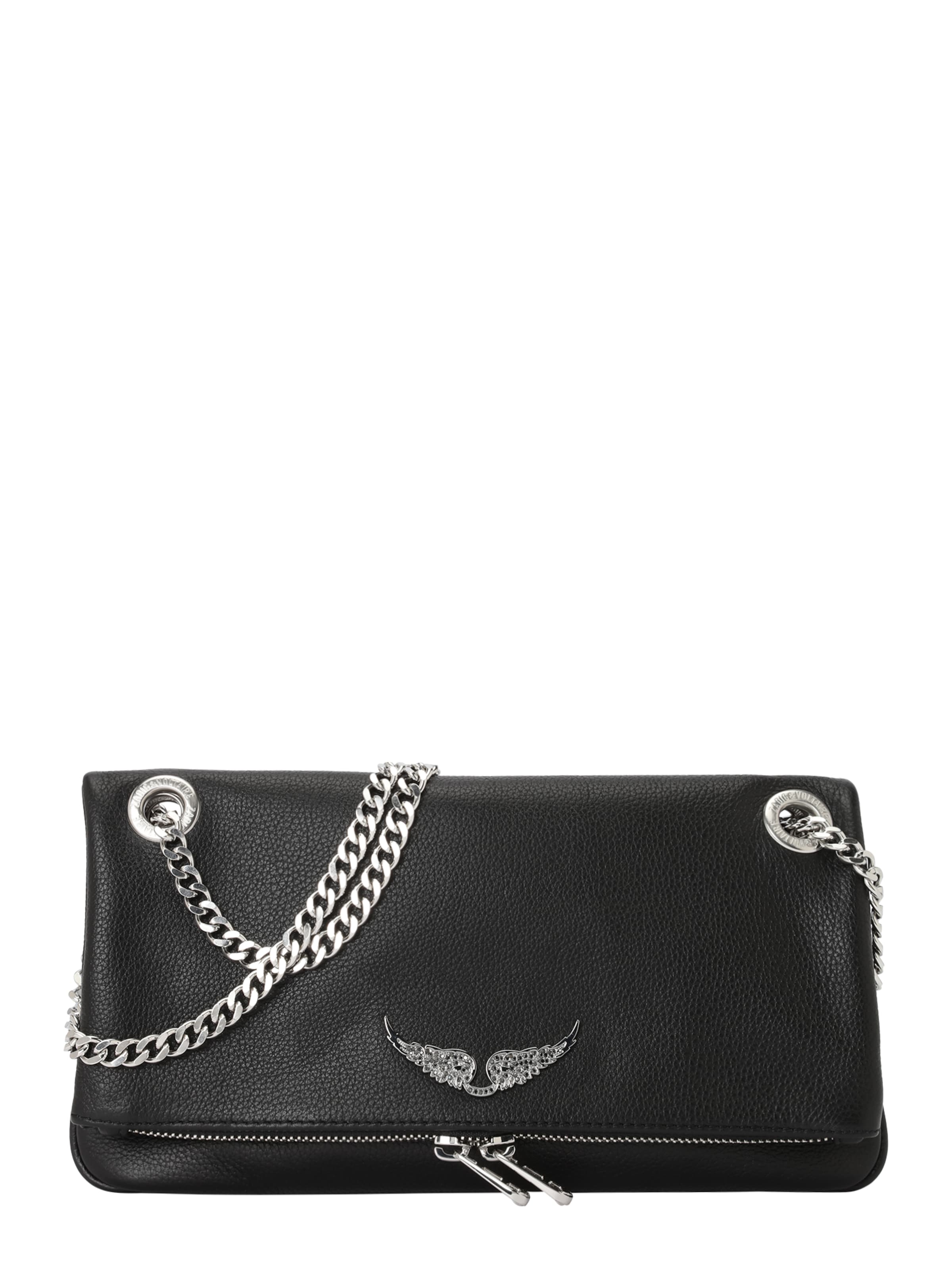 Zadig & Voltaire Shoulder bag 'ROCK II' in Black: front