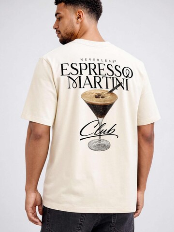 Neverless Shirt 'Espresso Martini'‌‌‌‌ in Beige