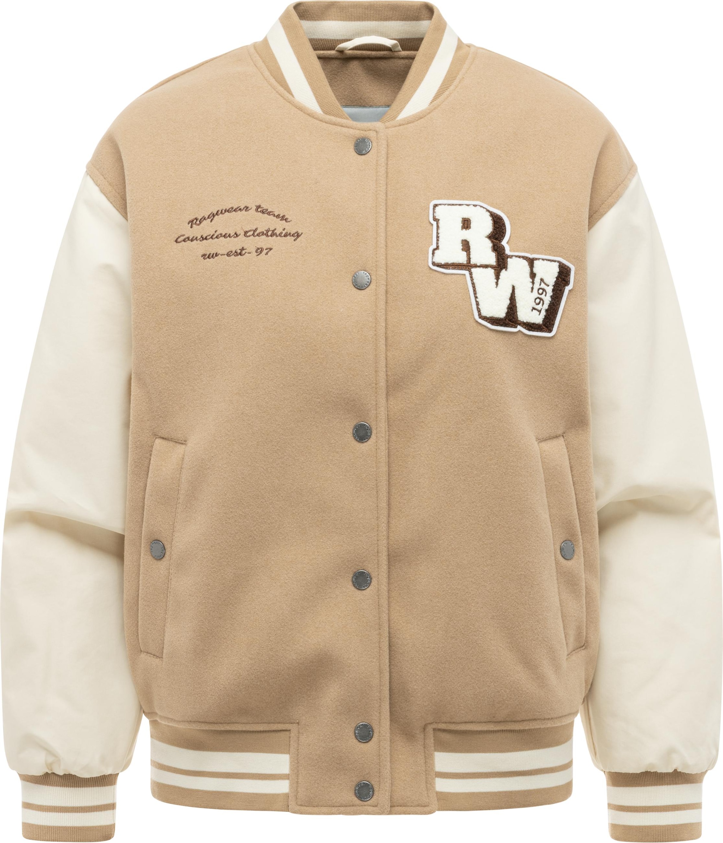Ragwear Tussenjas 'Clubie Y' in Beige: voorkant