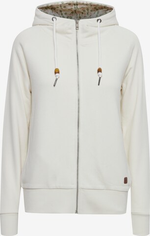 Oxmo Kapuzensweatjacke 'ULLA' in Beige: predná strana