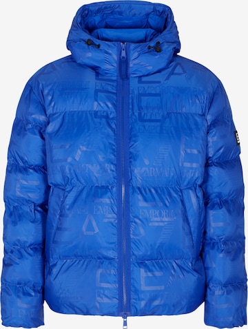 EA7 Emporio Armani Winter jacket in Blue: front