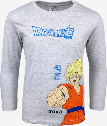 Dragon Ball Shirt 'Son Goku' in Grey: front