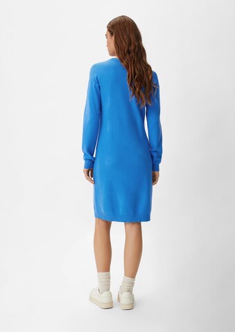 comma casual identity Knitted dress in Blue: back