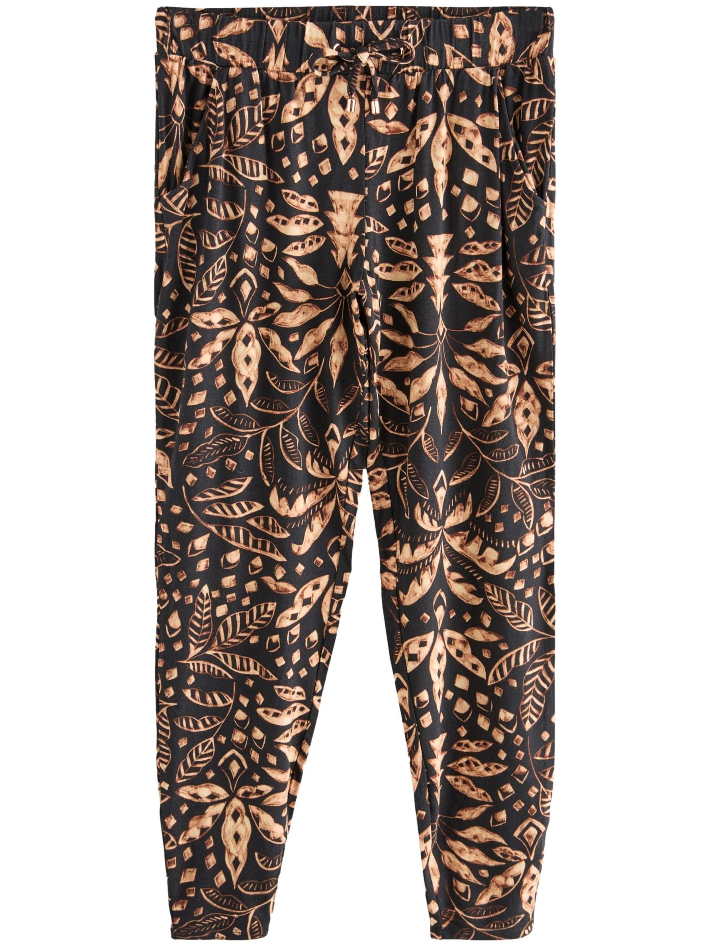 Effilé Pantalon Next en noir : devant