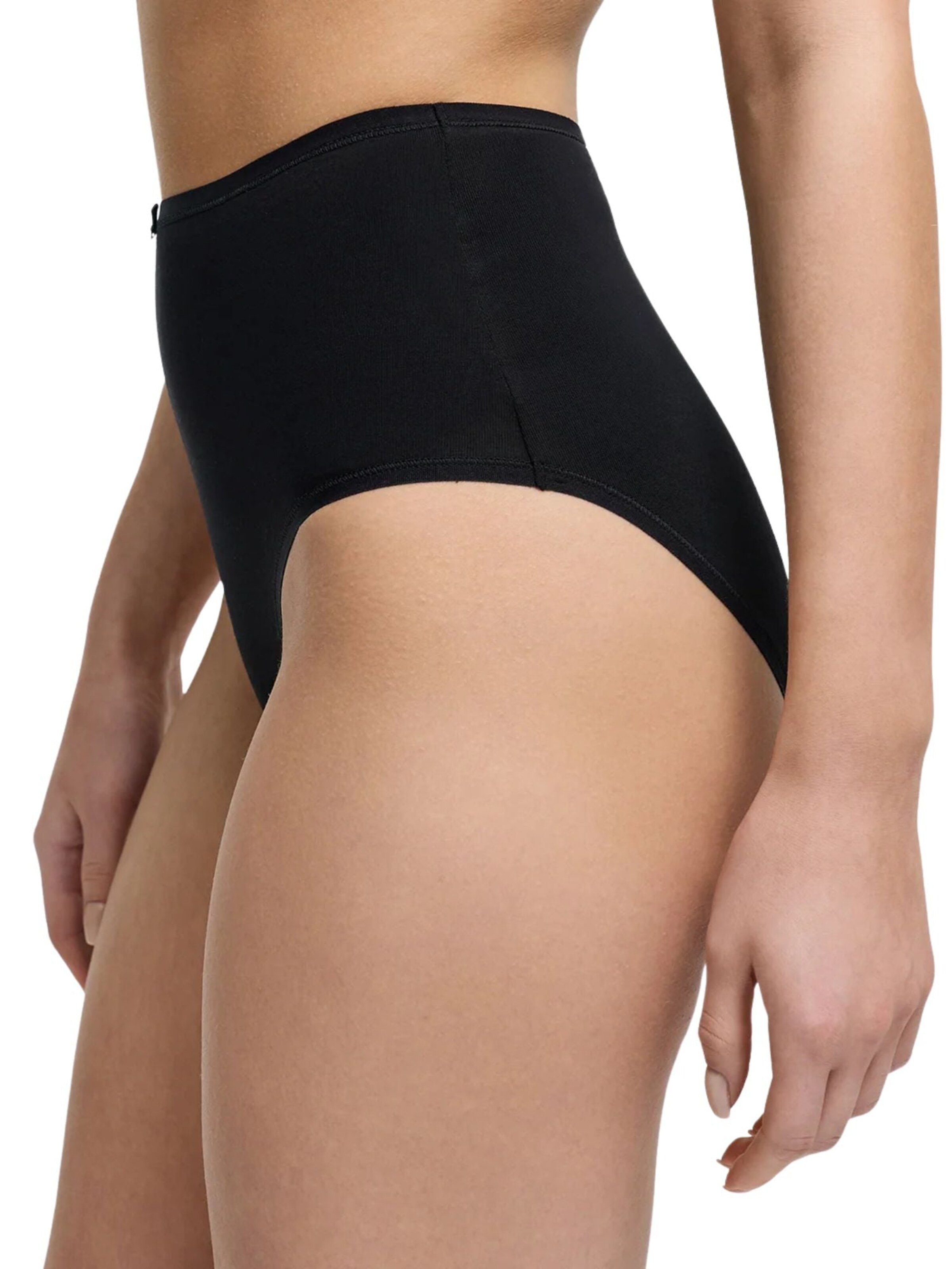Slip 'High Waist Cotton' cfab (formerly creamy fabrics) en noir