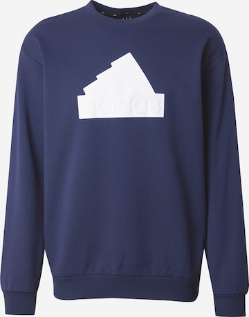 ADIDAS SPORTSWEARSweater majica 'FI' - crna boja: prednji dio