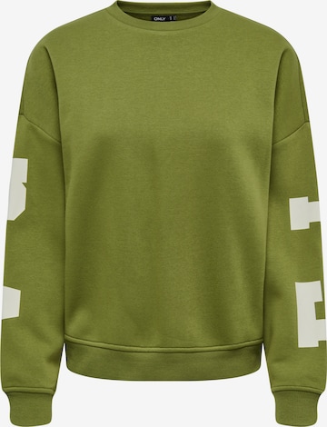 ONLY - Sudadera en verde: frente
