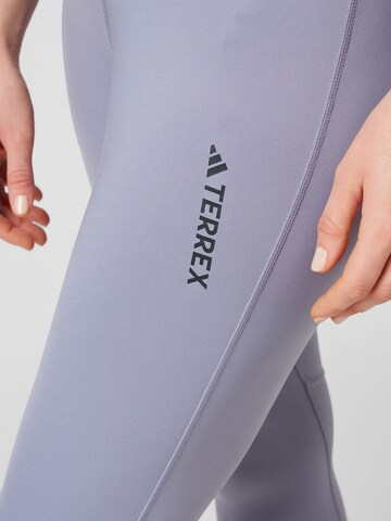 ADIDAS TERREX Regular Sports trousers 'Multi ' in Purple