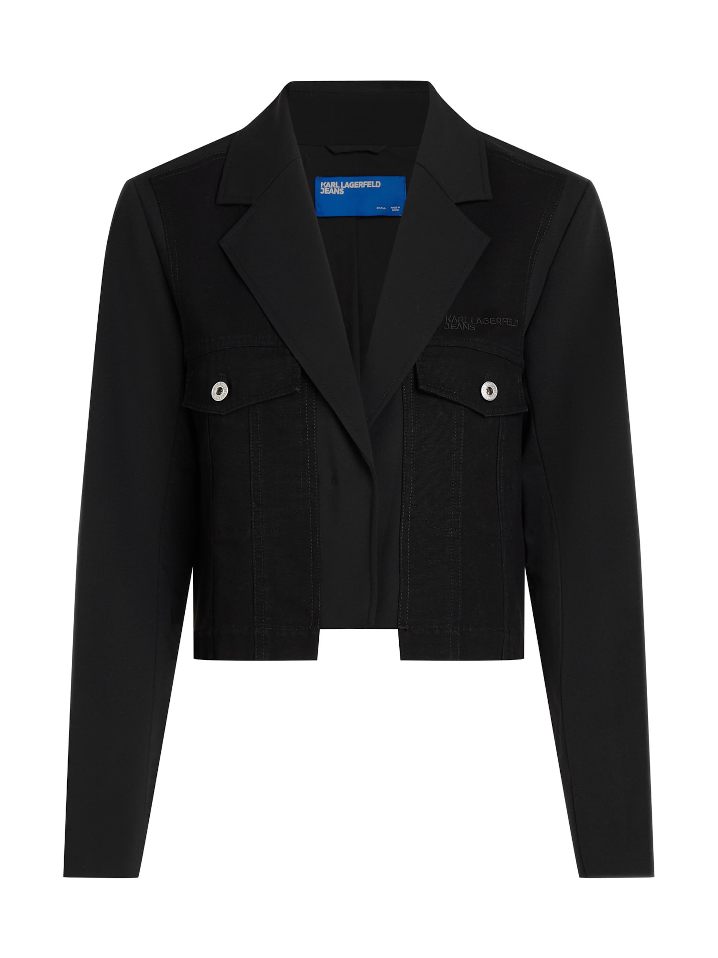 KARL LAGERFELD JEANS - Blazer em preto: frente