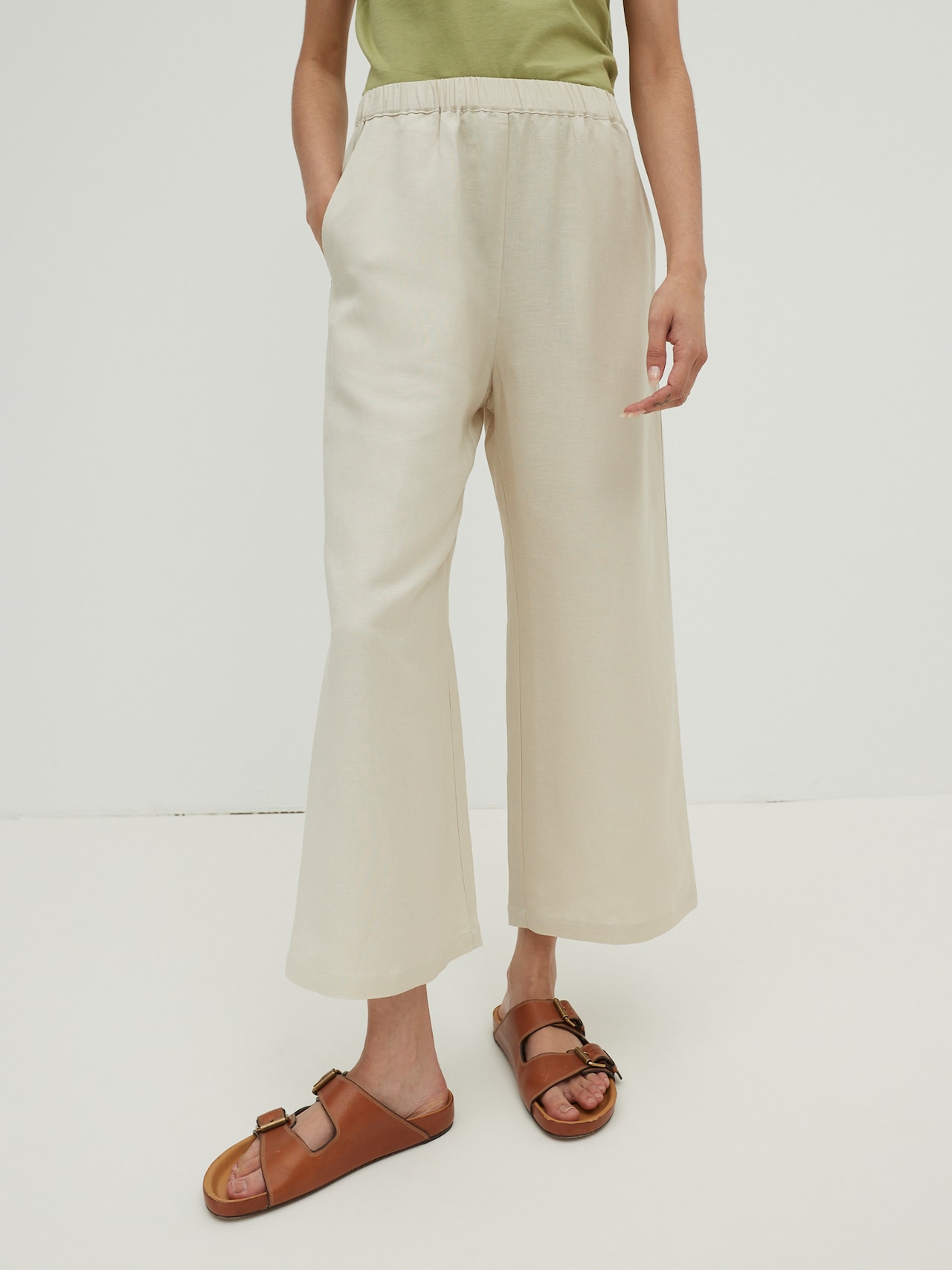 EDITED Pantalón 'Nona' beige