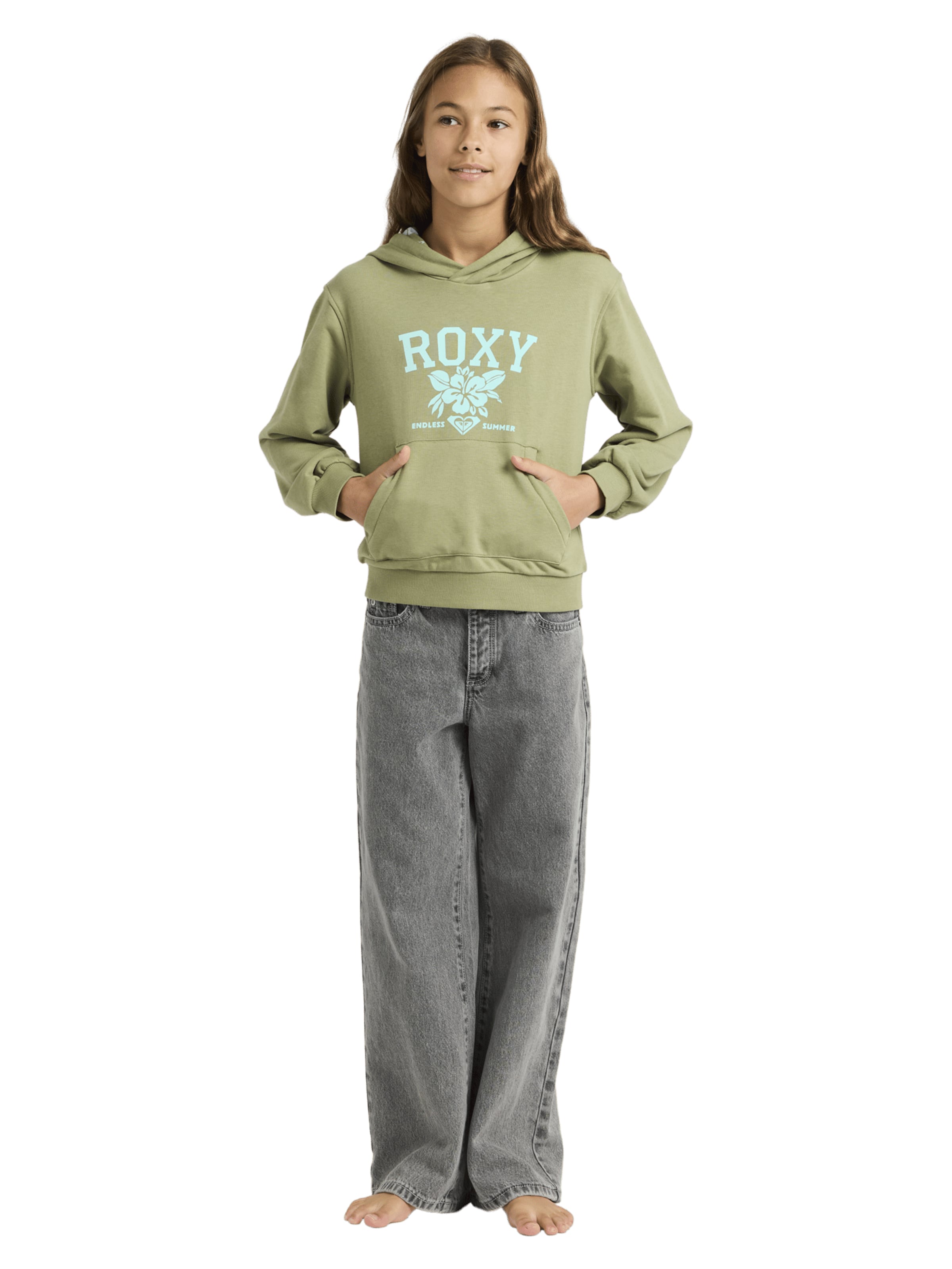ROXY Sweatshirt 'Hope You Trust 2' in Green