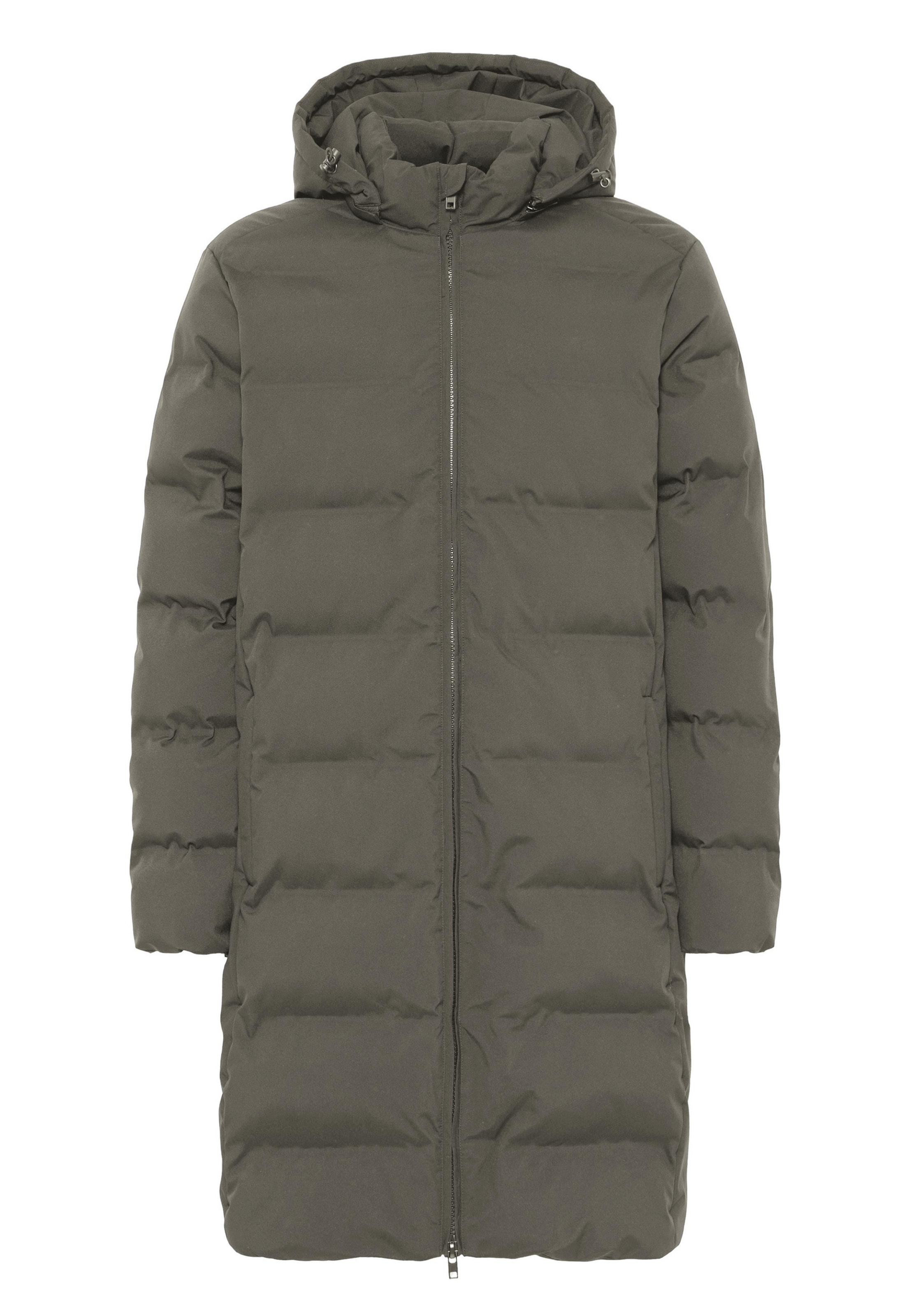 !Solid Winter coat 'SDMilas' in Brown: front