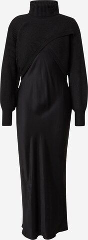 Rochie de la River Island pe negru: față