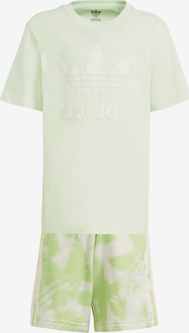 Set 'Summer' ADIDAS ORIGINALS en vert : devant