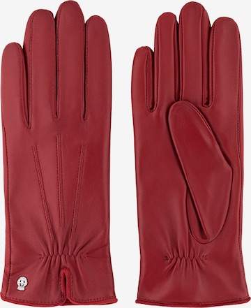 Roeckl Full Finger Gloves 'Antwerpen' in Red: front