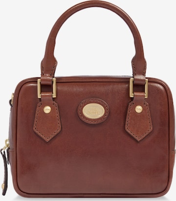 The Bridge Handbag in Brown: front