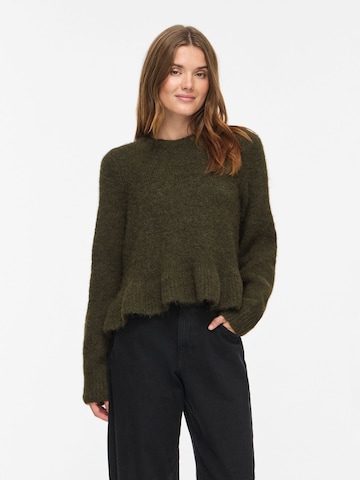 Pullover 'VIBows' di VILA in verde: frontale