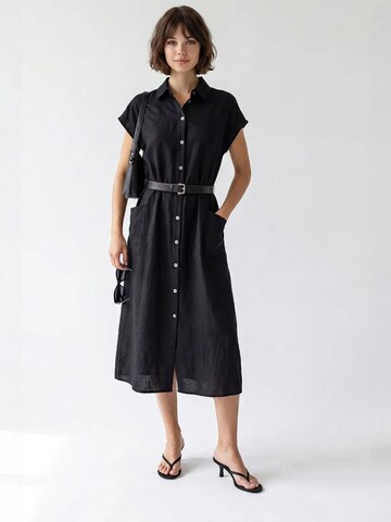 MixRay Blousejurk in Zwart: voorkant