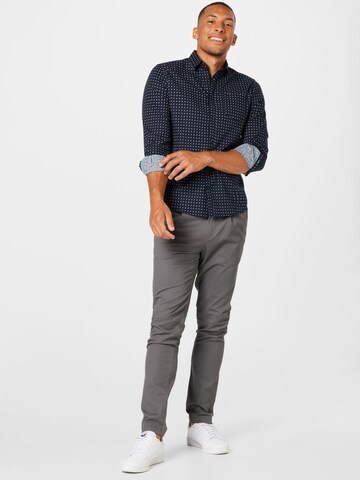 TOM TAILOR Regular Fit Hemd in Blau