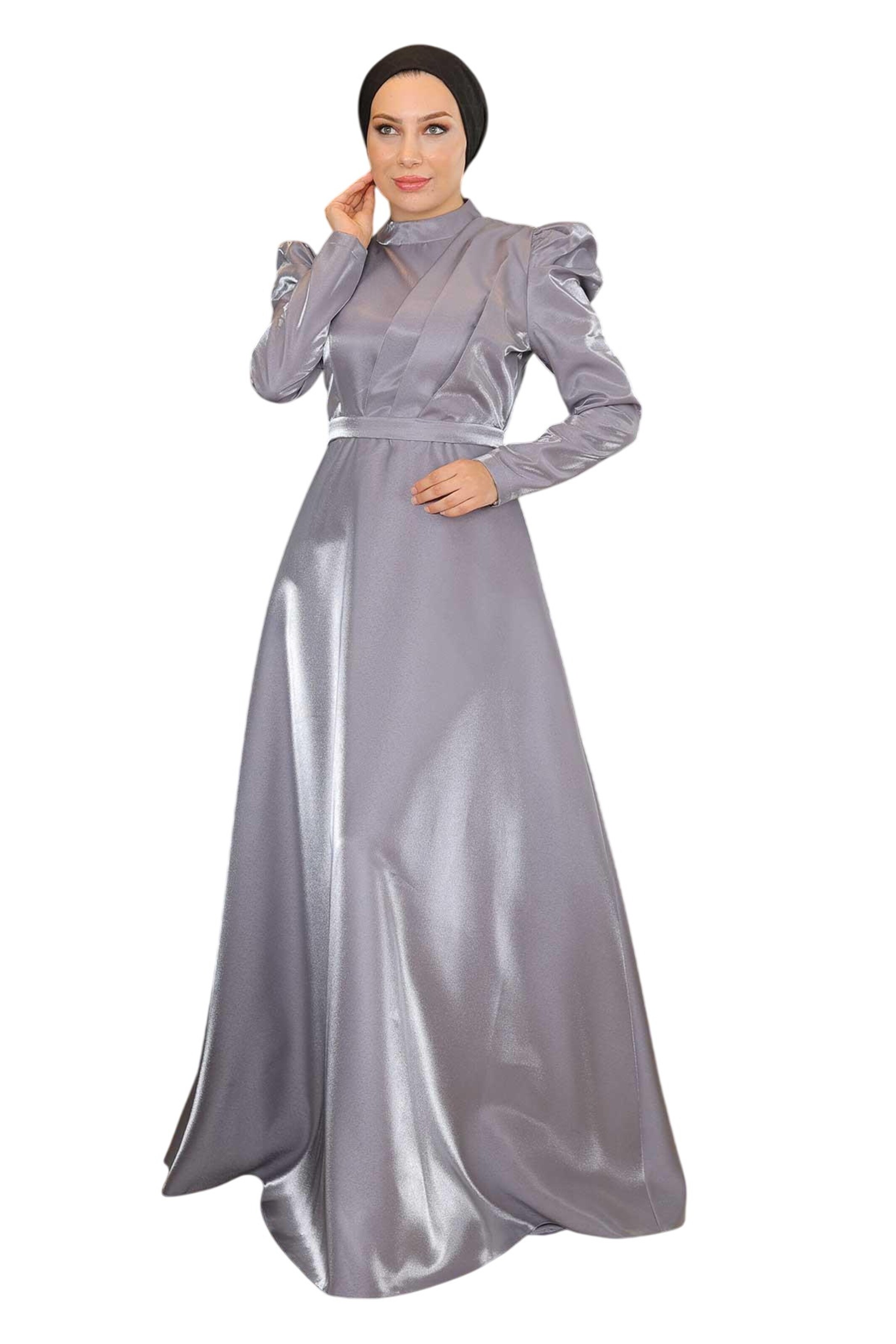 MODAMIHRAM Kleid in Grau