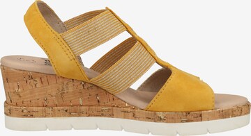 JANA Sandals in Yellow