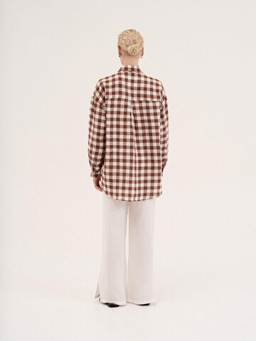 AmourLinen Shirt 'Molly' in Bruin