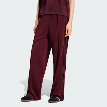 Wide leg Pantaloni 'Firebird' di ADIDAS ORIGINALS in rosso: frontale