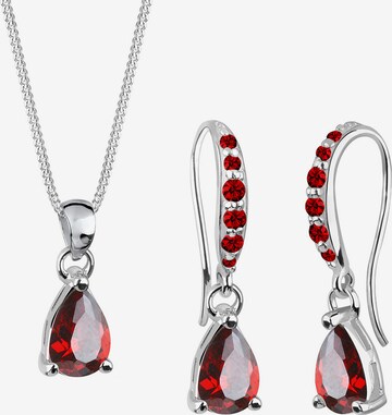 ELLI Jewelry Set in Red: front