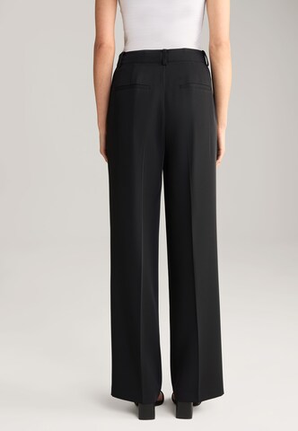 JOOP! Wide Leg Bügelfaltenhose in Schwarz