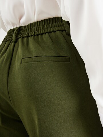 VILA Wide leg Bandplooibroek 'VIVARONE' in Groen