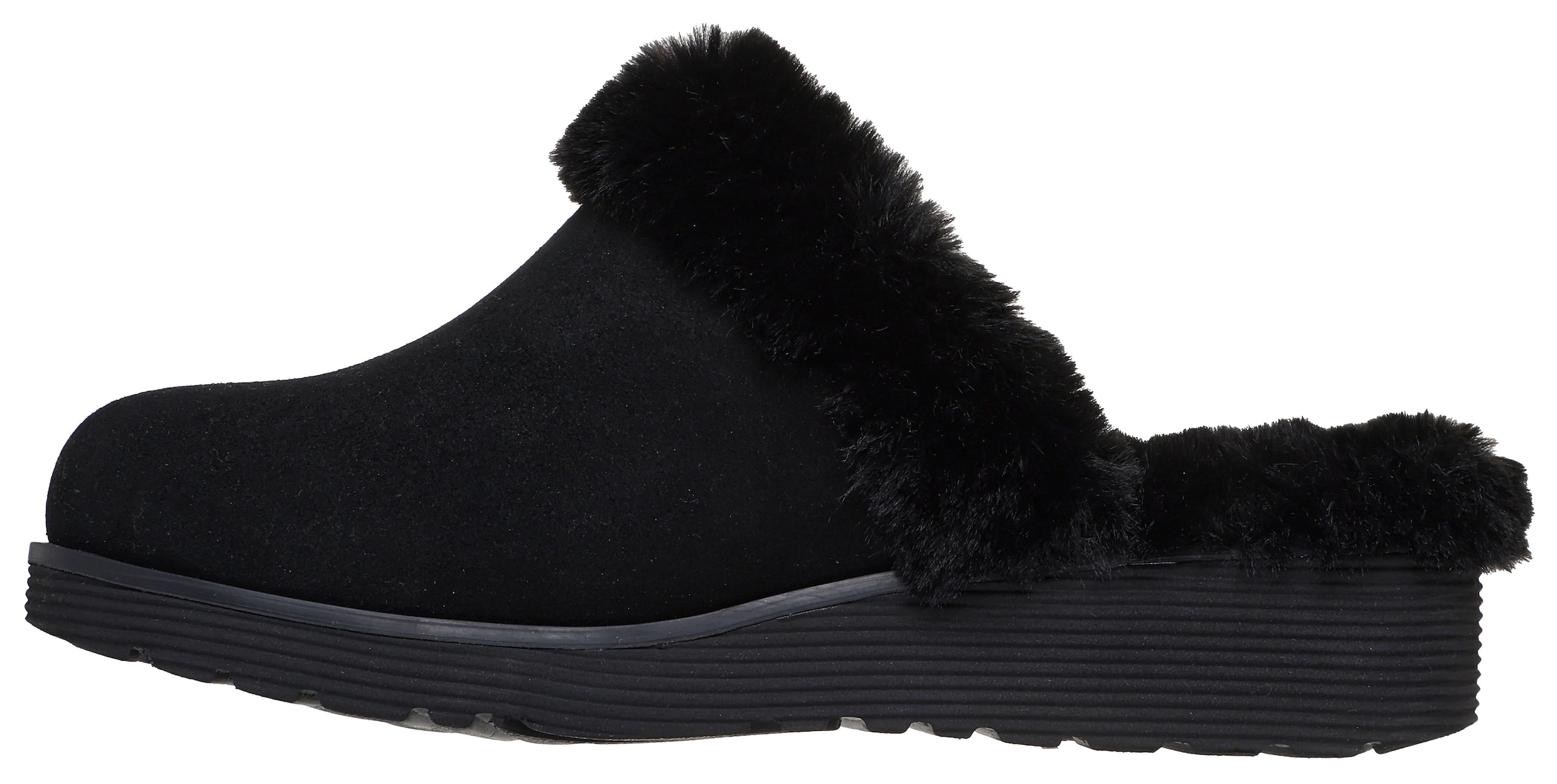 SKECHERS Hausschuh in Schwarz: Vorderseite