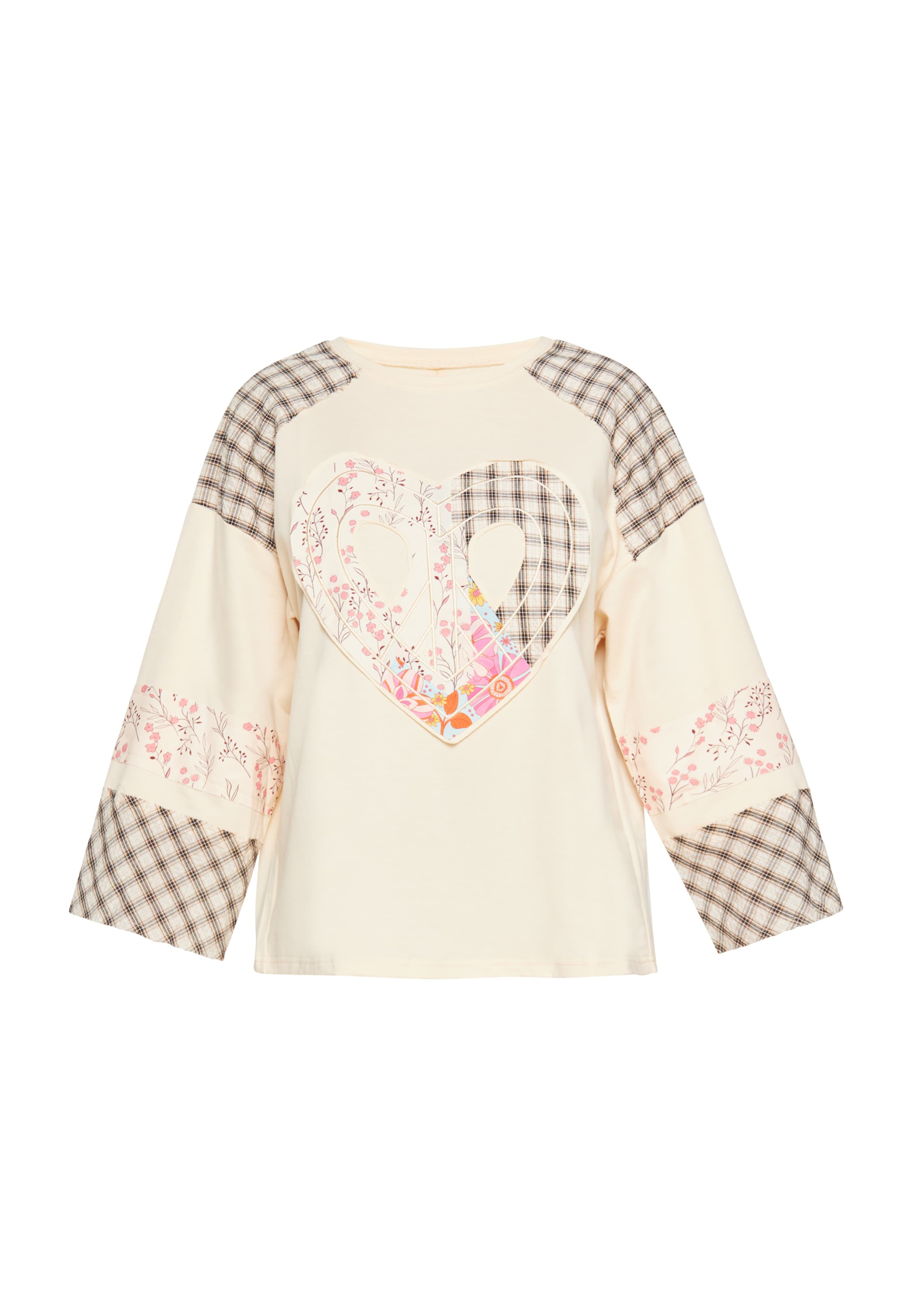 usha BLUE LABEL Sweatshirt in Beige: front