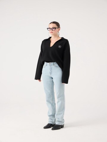 HOLLY LOLLY Regular Broek in Blauw